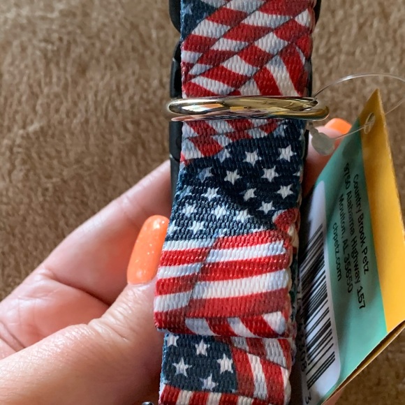 New with tags Patriotic dog collar - Picture 2 of 2